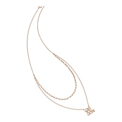 Rose Gold-Plated Sterling Silver 'love You More' Necklace – view 5