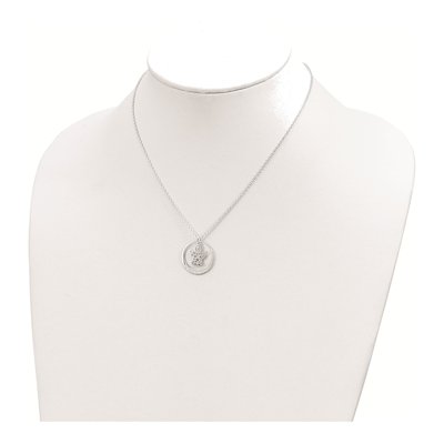 Sterling Silver My Mom Angel Pendant Necklace – view 4