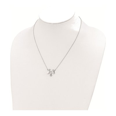 Sterling Silver Hands Heart Pendant Necklace – view 4