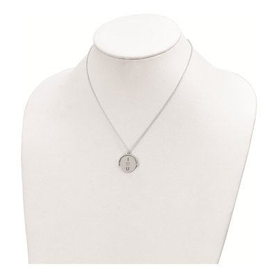 Sterling Silver I Love You Forever Pendant Necklace – view 4