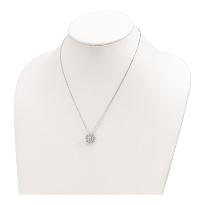 Sterling Silver CZ Necklace – view 4