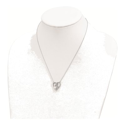 Sterling Silver CZ Cat Necklace – view 4