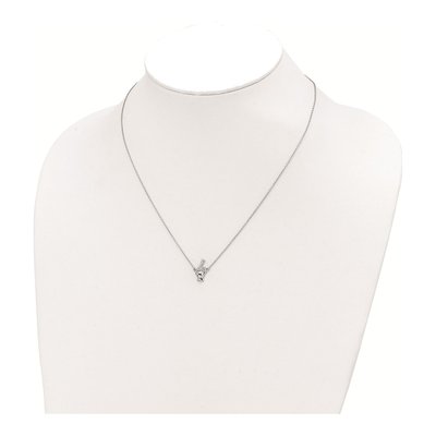 Sterling Silver Fingers Crossed Necklace – view 4