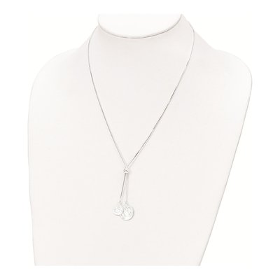Sterling Silver Medallion Adjustable Necklace – view 4