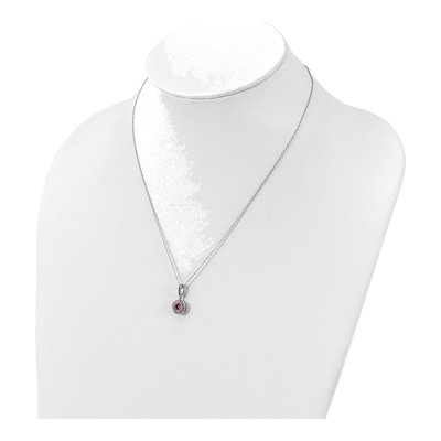 Sterling Silver CZ Necklace & Earrings Set – view 5