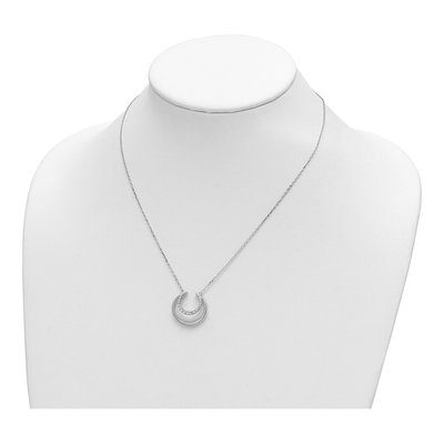 Sterling Silver CZ Fancy Necklace – view 5
