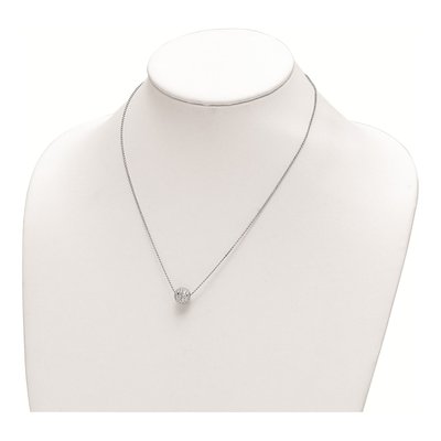Sterling Silver Beaded Necklace – view 4