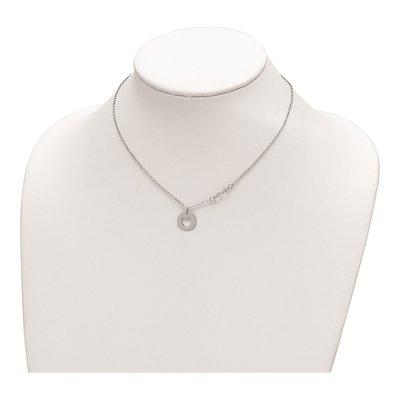 Sterling Silver Heart Infinity Pendant Necklace – view 4