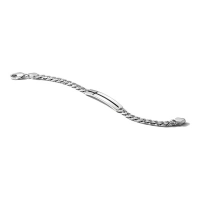 Sterling Silver Enamel Cross Bracelet – view 8