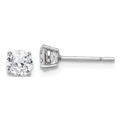 Sterling Silver CZ Bracelet & Earring Set – view 3