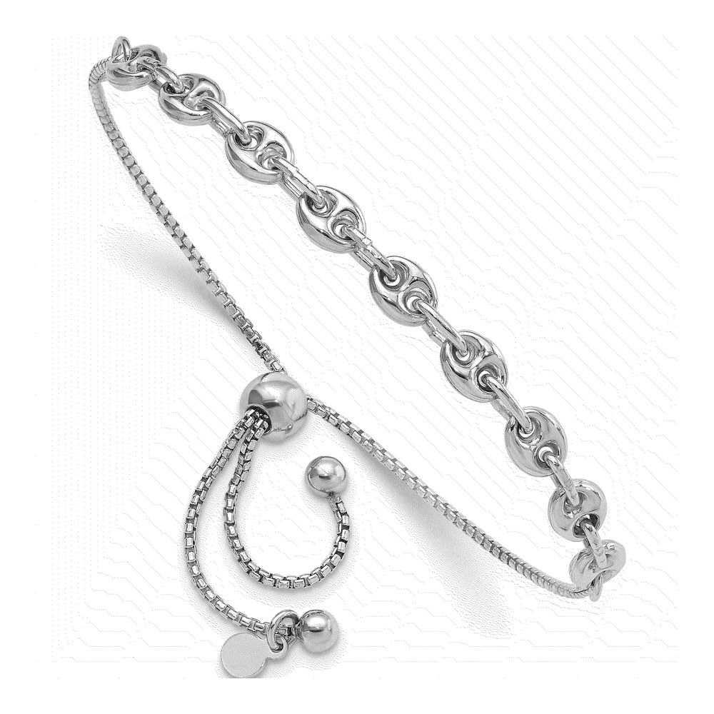 Sterling Silver Adjustable Fancy Bracelet