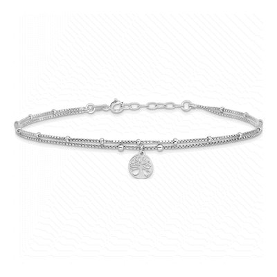 Sterling Silver Tree Anklet – view 4