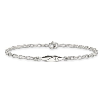 Sterling Silver Surf Board Link Bracelet – view 4