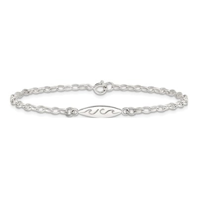 Sterling Silver Surf Board Bracelet – view 4