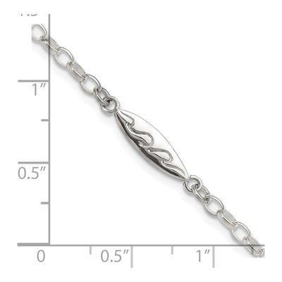 Sterling Silver Surf Board Bracelet – view 6