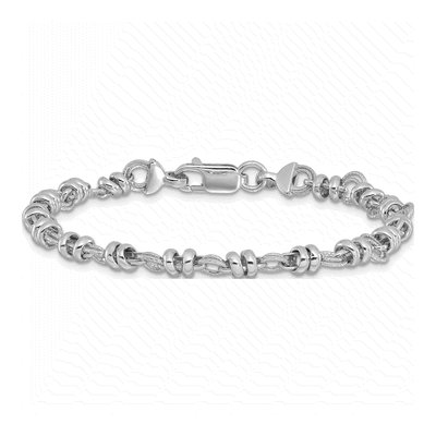 Sterling Silver Link Bracelet – view 4