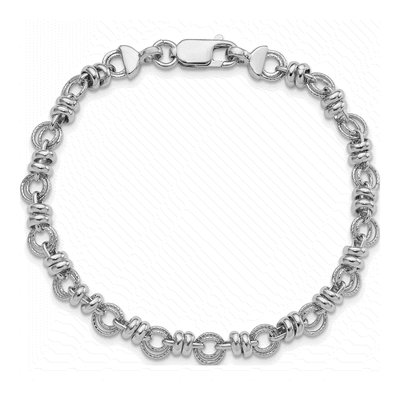Sterling Silver Link Bracelet – view 5