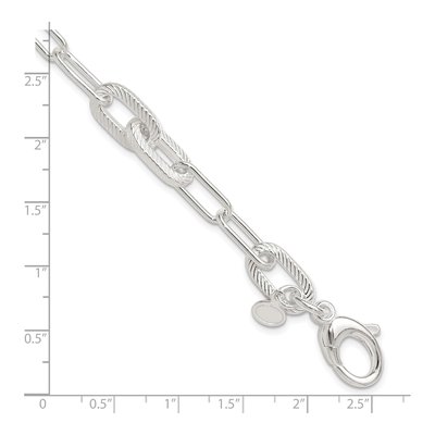 Sterling Silver Paperclip Bracelet – view 6