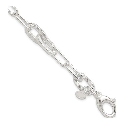 Sterling Silver Paperclip Bracelet