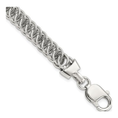 Sterling Silver Fancy Link Bracelet