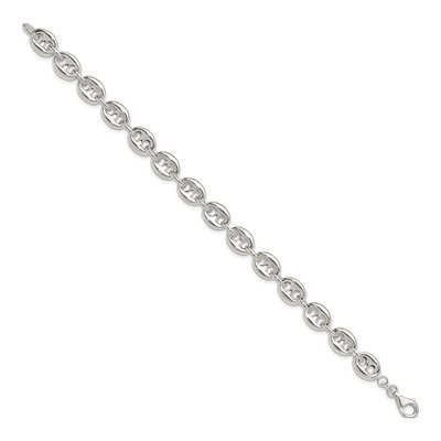 Sterling Silver Fancy Link Bracelet – view 3