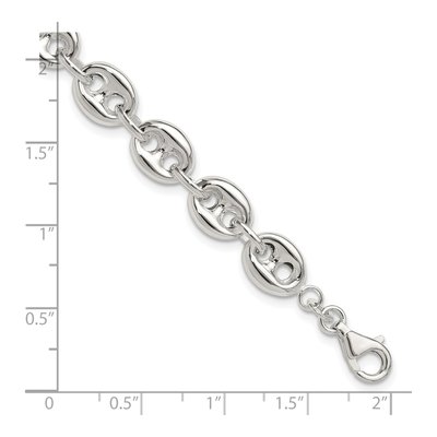 Sterling Silver Fancy Link Bracelet – view 6