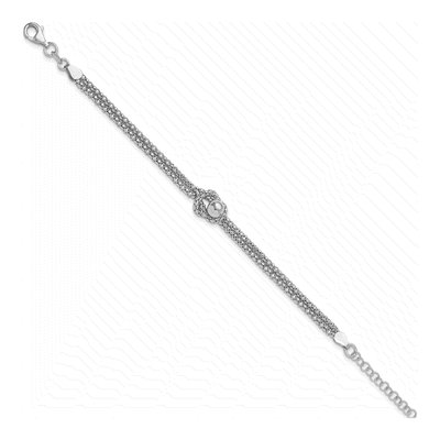 Sterling Silver Knot Bracelet – view 2