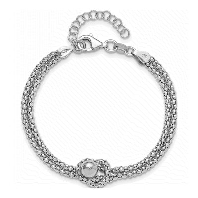 Sterling Silver Knot Bracelet – view 4