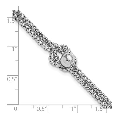 Sterling Silver Knot Bracelet – view 5