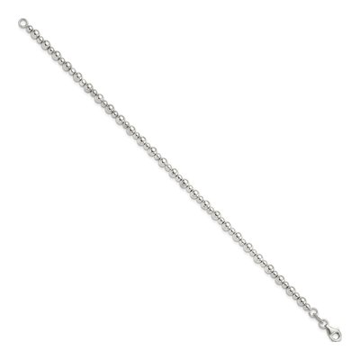 Sterling Silver Beaded Bracelet – view 2