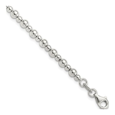 Sterling Silver Beaded Bracelet