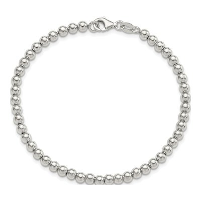 Sterling Silver Beaded Bracelet – view 5