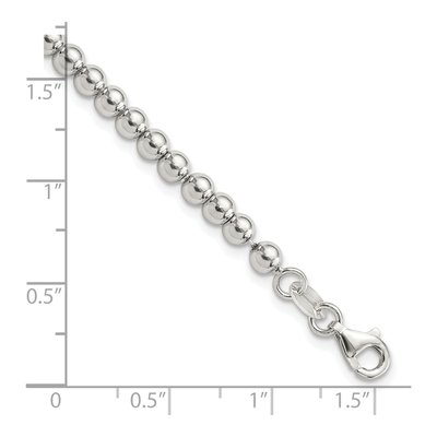 Sterling Silver Beaded Bracelet – view 6