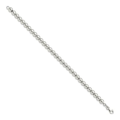 Sterling Silver Beaded Bracelet – view 2