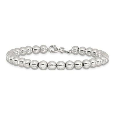 Sterling Silver Beaded Bracelet – view 3