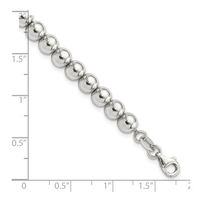 Sterling Silver Beaded Bracelet – view 5