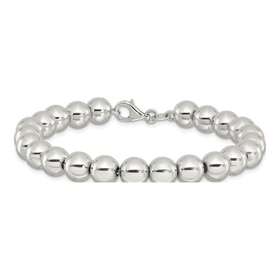 Sterling Silver Beaded Bracelet – view 4