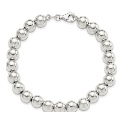 Sterling Silver Beaded Bracelet – view 5