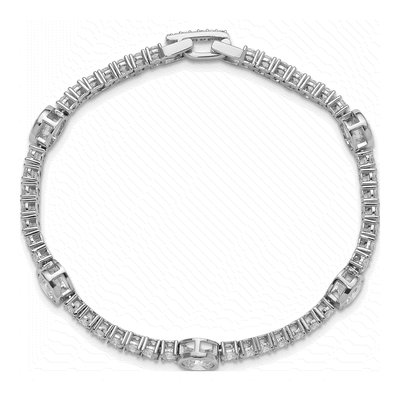 Sterling Silver CZ Tennis Bracelet – view 5