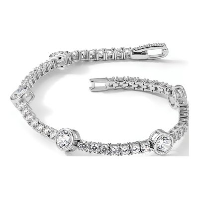 Sterling Silver CZ Tennis Bracelet – view 8