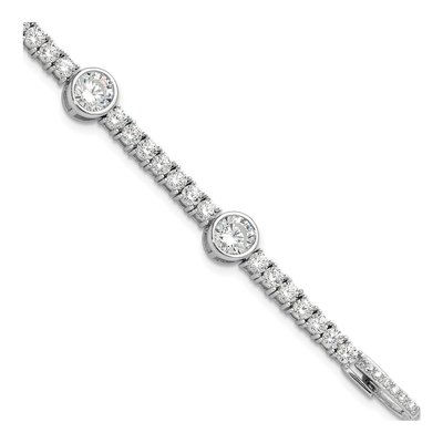 Sterling Silver CZ Tennis Bracelet