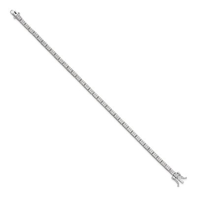 Sterling Silver CZ Micro Pave Bracelet – view 3