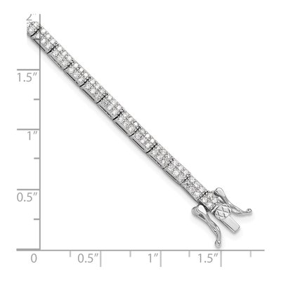 Sterling Silver CZ Micro Pave Bracelet – view 5
