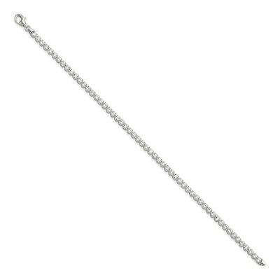 Sterling Silver CZ Tennis Bracelet – view 3
