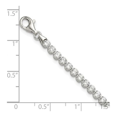Sterling Silver CZ Tennis Bracelet – view 6