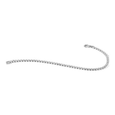 Sterling Silver CZ Tennis Bracelet – view 8