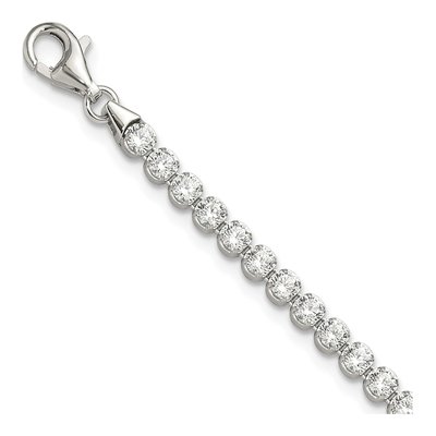Sterling Silver CZ Tennis Bracelet
