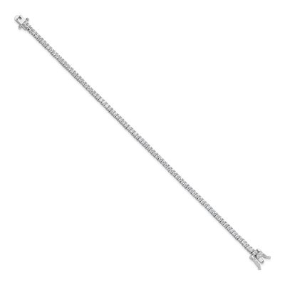 Sterling Silver CZ Tennis Bracelet – view 2