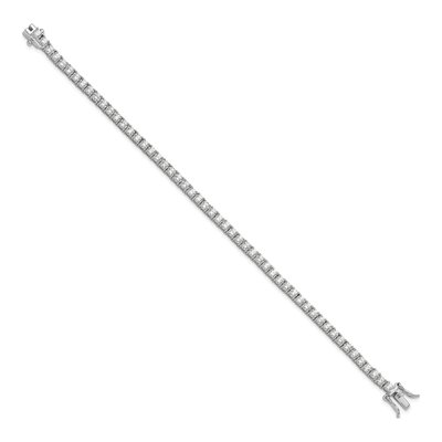 Sterling Silver CZ Tennis Bracelet – view 3