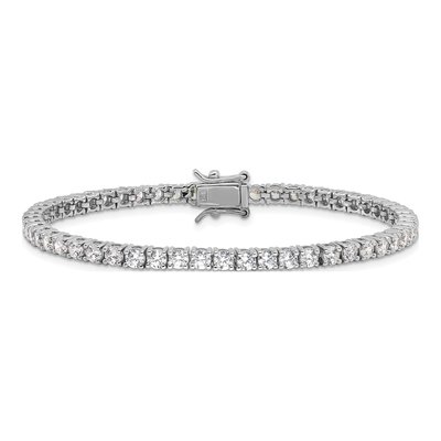 Sterling Silver CZ Tennis Bracelet – view 4